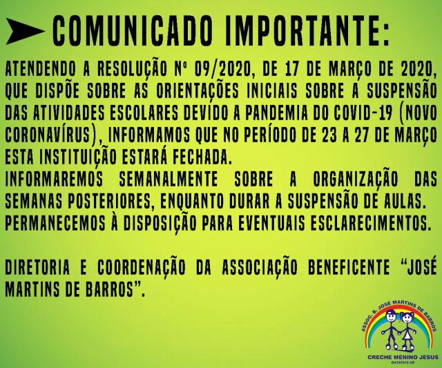 COMUNICADO