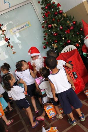 VISITA PAPAI NOEL 2015